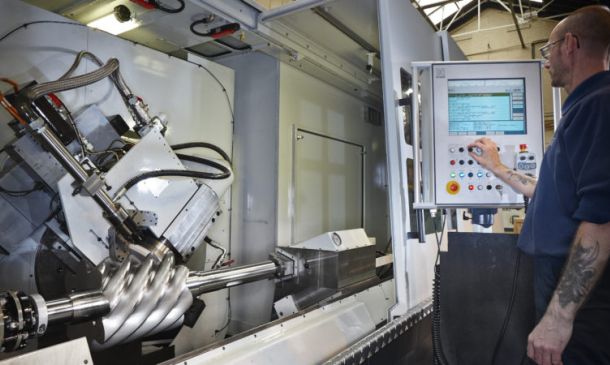 The Holroyd TG 350E rotor grinding machine