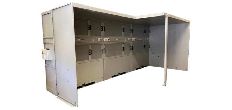 AirBench delivers 5.5 m VertEx Booth to French customer