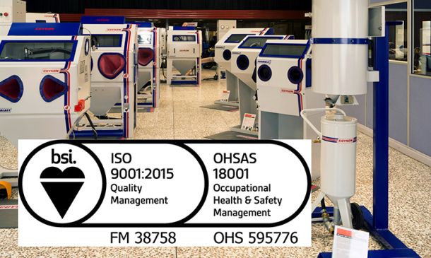 Guyson International awarded ISO 9001:2015