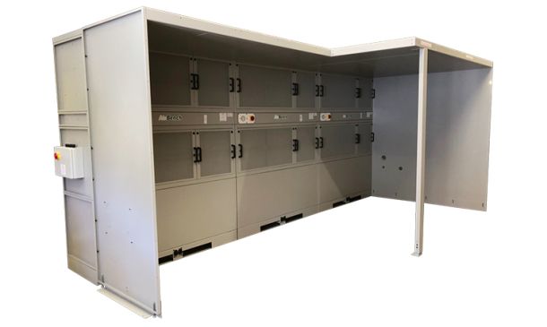 AirBench delivers 5.5 m VertEx Booth to French customer